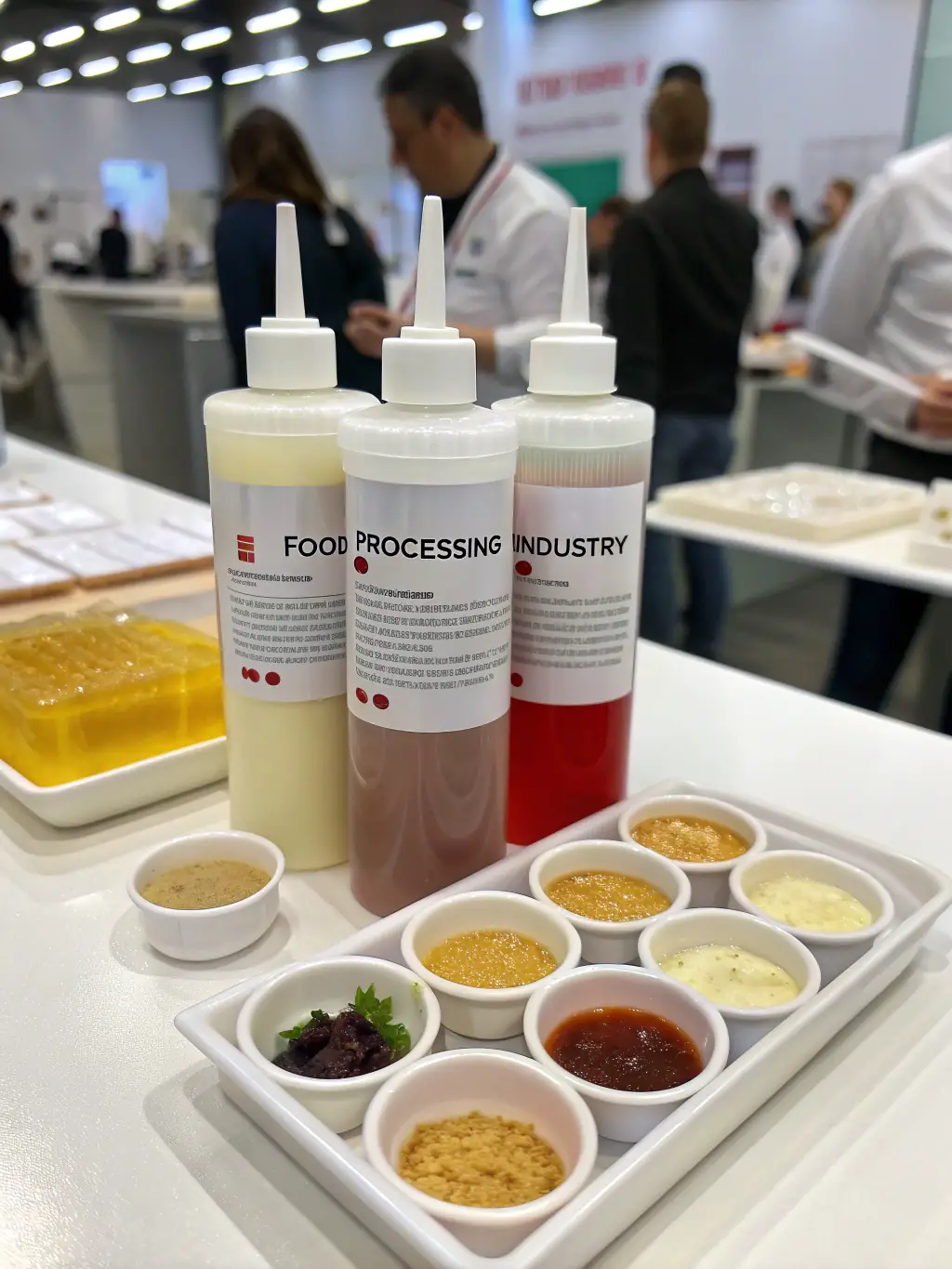 A close-up shot of various lubricant containers, highlighting the different types and applications of lubricants produced by Taraz Investment ТОО.